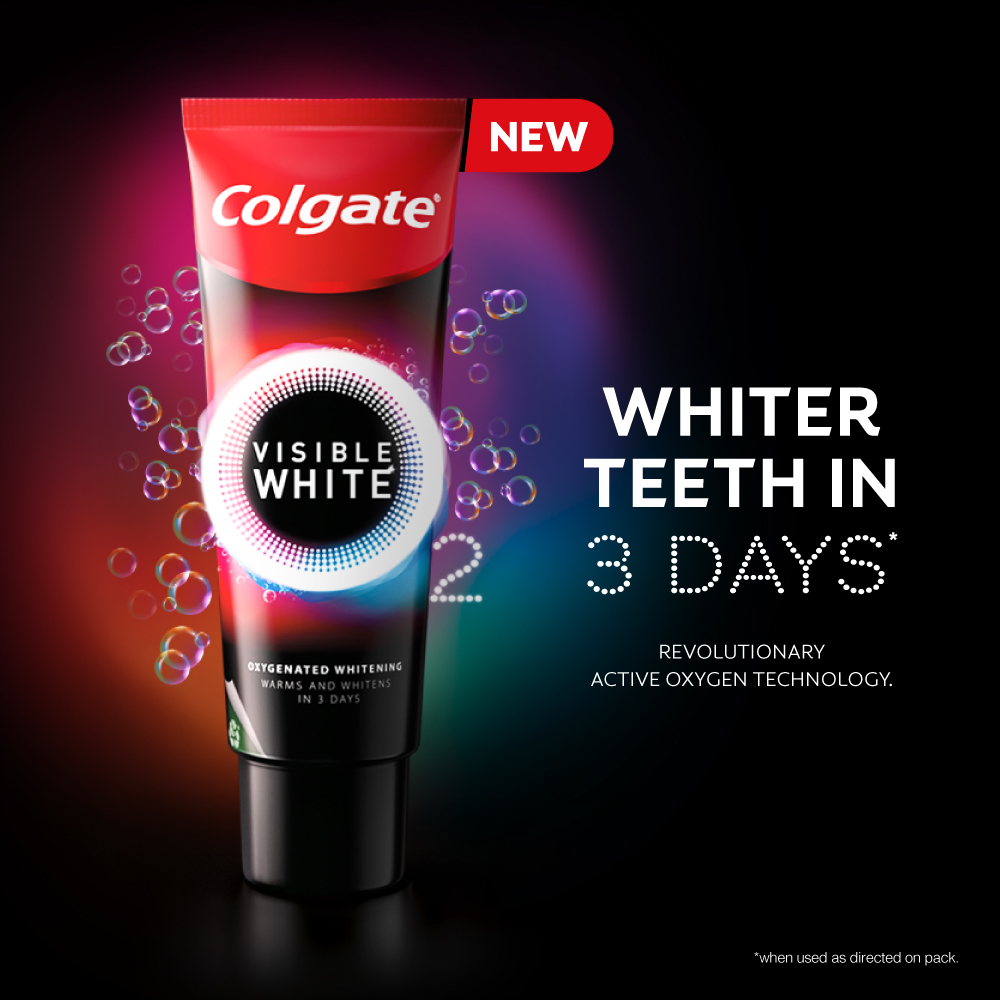 ColgatePalmolive launches revolutionary 3 daywhitening toothpaste