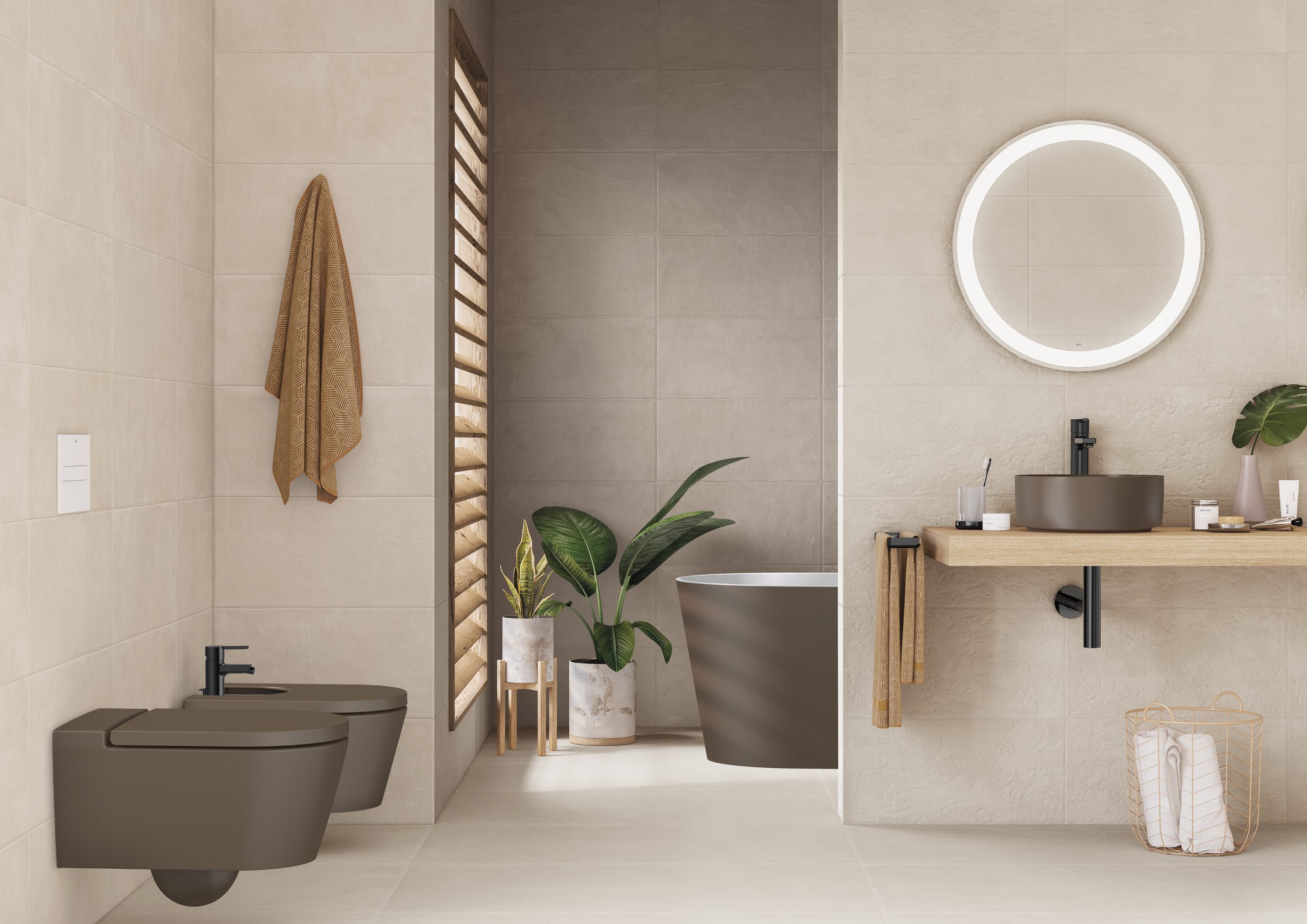 Roca elevates the bathroom with their brand new Inspira Colors Basins ...