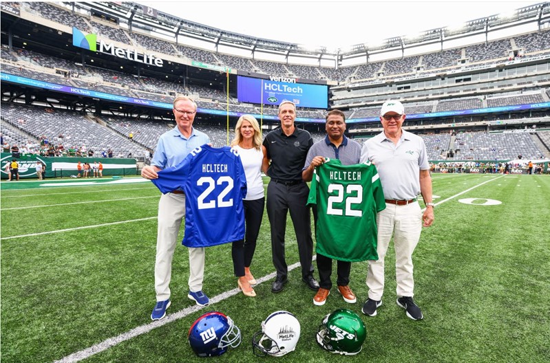 HCLTech to Supercharge New York Giants and New York Jets Fan